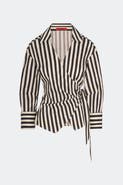 SIMONMILLER Anya Poplin Wrap Top