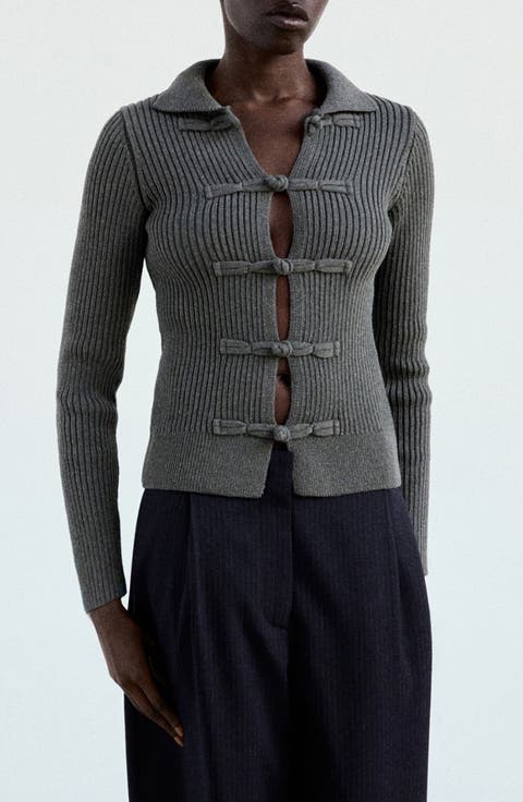 Toggle Rib Cardigan