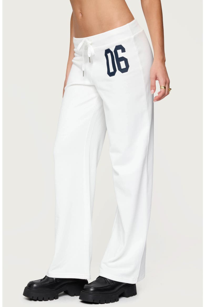 '06 Sweatpants, Alternate, color, WHITE