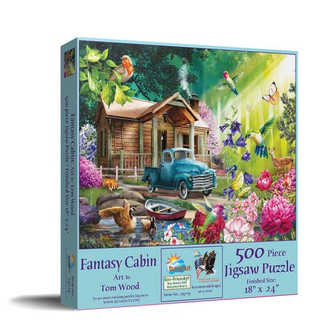 Fantasy Cabin 500 piece Jigsaw Puzzle for Adults