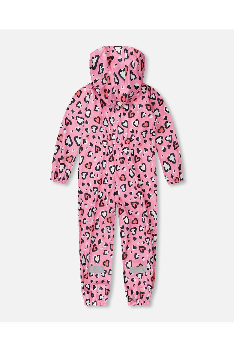Rain One-Piece Heart in Polyurethane, Alternate, color, Pink Heart Print