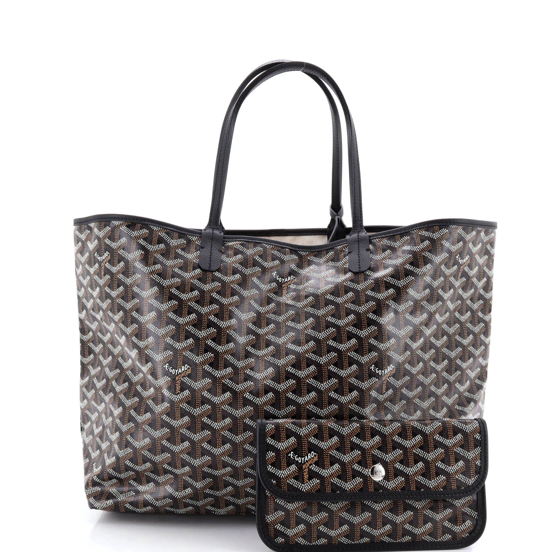 Saint Louis Tote Coated Canvas PM, Alternate, color, Black