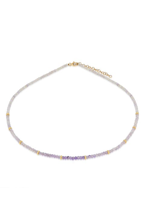 Birthstone Beaded Necklace