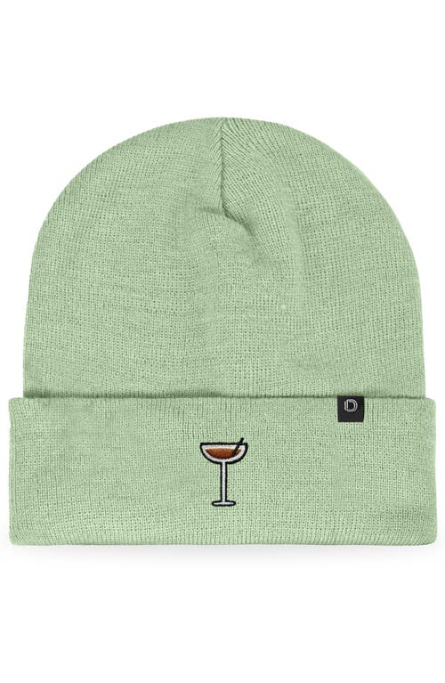 Dalix Espresso Martini Beanie Cap In Green