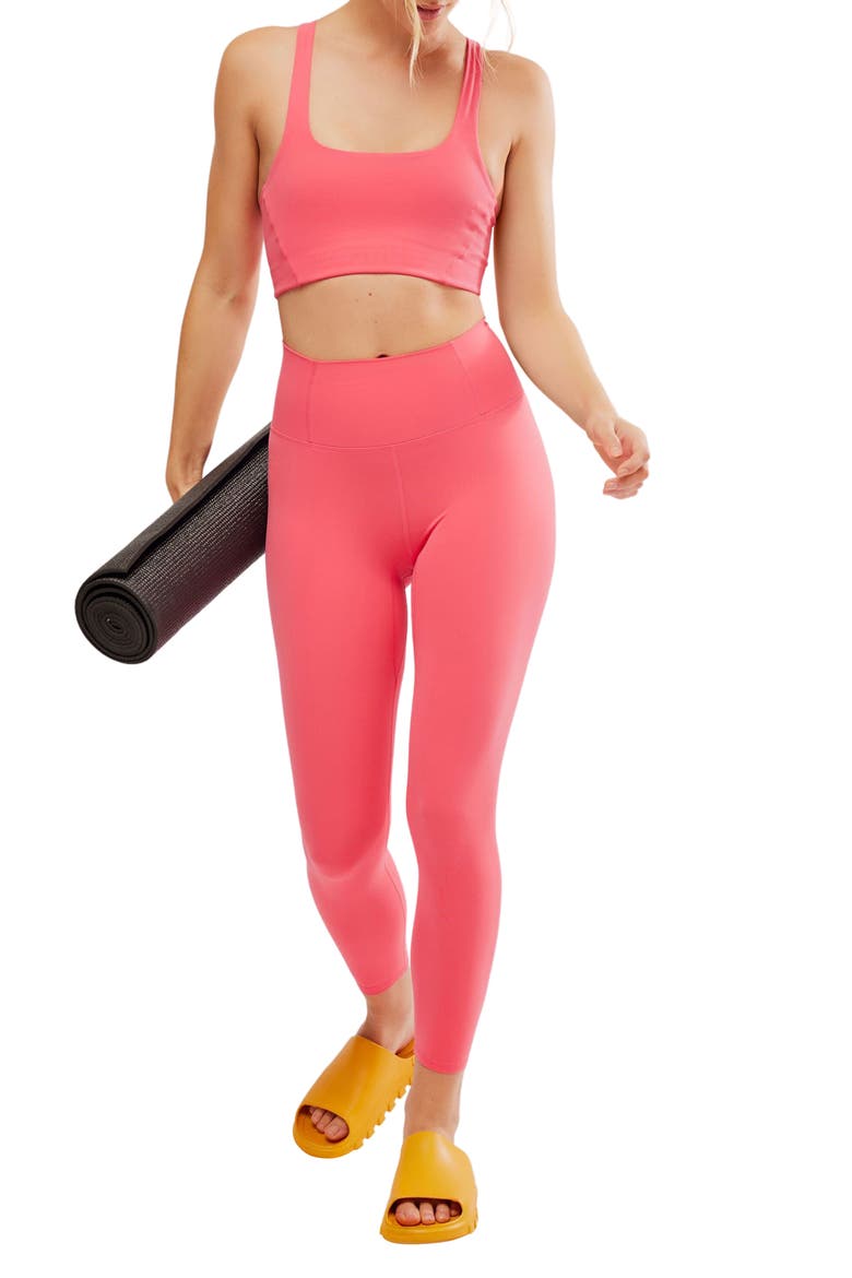 FP Movement Never Better High Waist Leggings, Alternate, color, GRAPEFRUIT