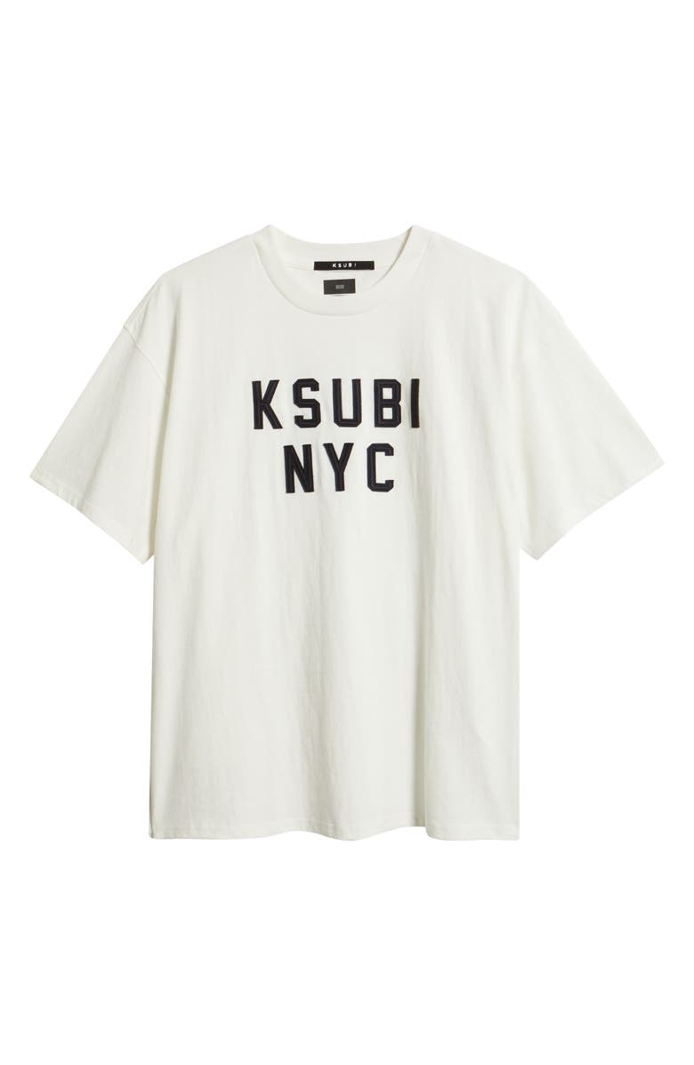 Ksubi NYC Ekcess Oversize Graphic T-Shirt, Alternate, color, White