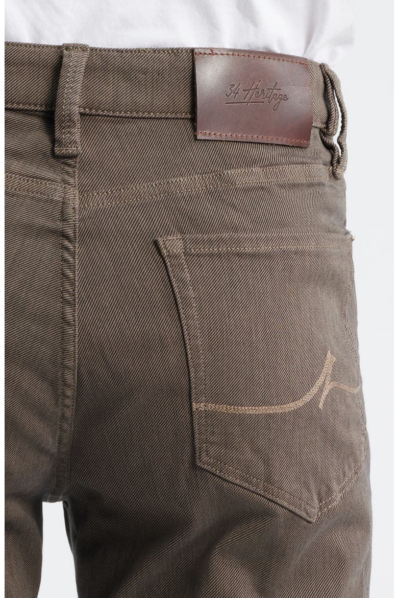 Charisma Relaxed Straight Leg Twill Pants, Alternate, color, COFFEE DIAGONAL
