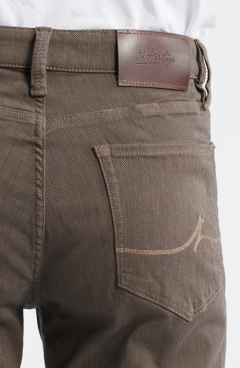 34 Heritage Charisma Relaxed Straight Leg Twill Pants, Alternate, color, Coffee Diagonal