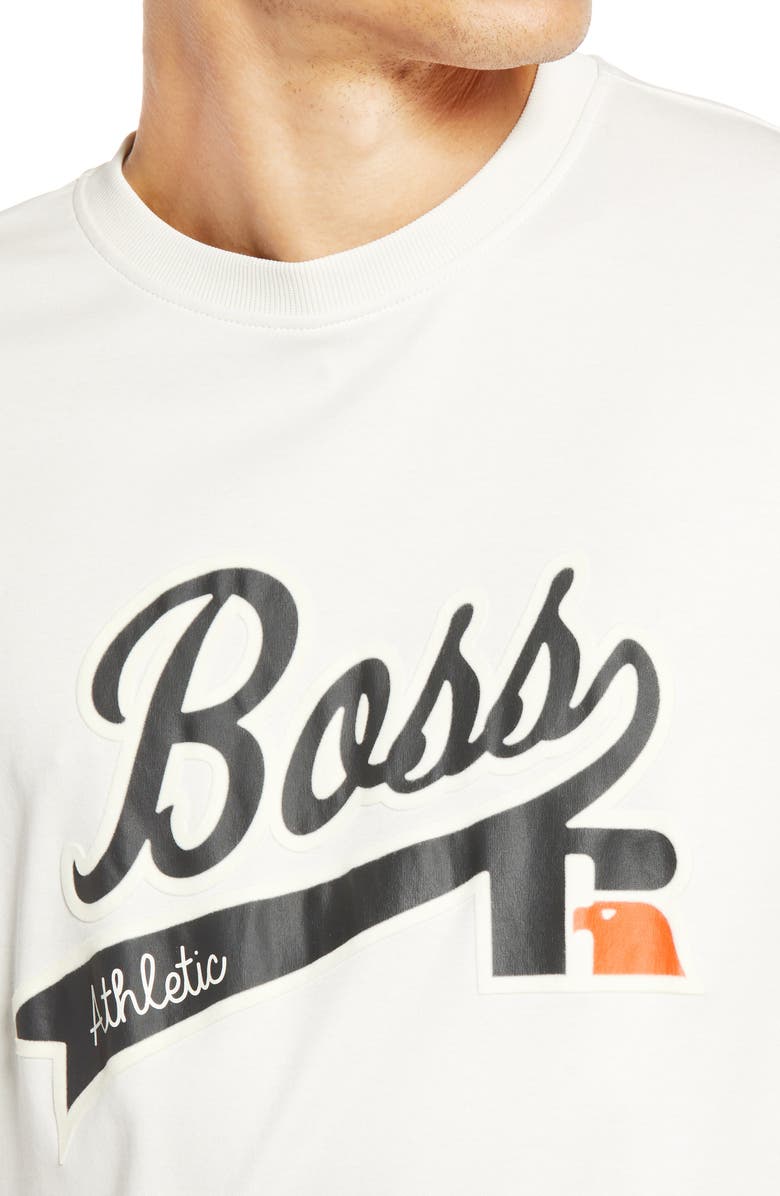 BOSS HUGO BOSS x Russell Athletic Ra Long Sleeve Logo Graphic Tee, Alternate, color, 