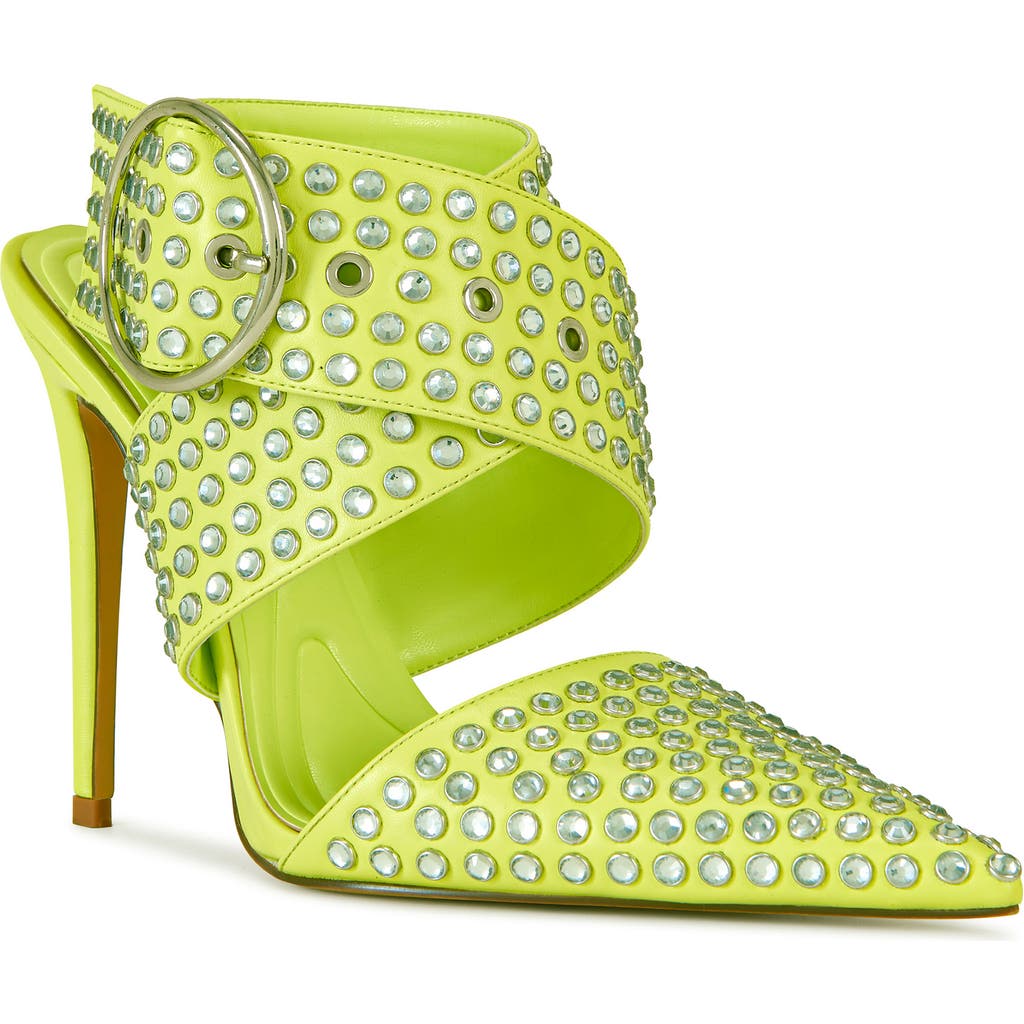 Azalea Wang Salvia Pointed Toe Pump In Yellow
