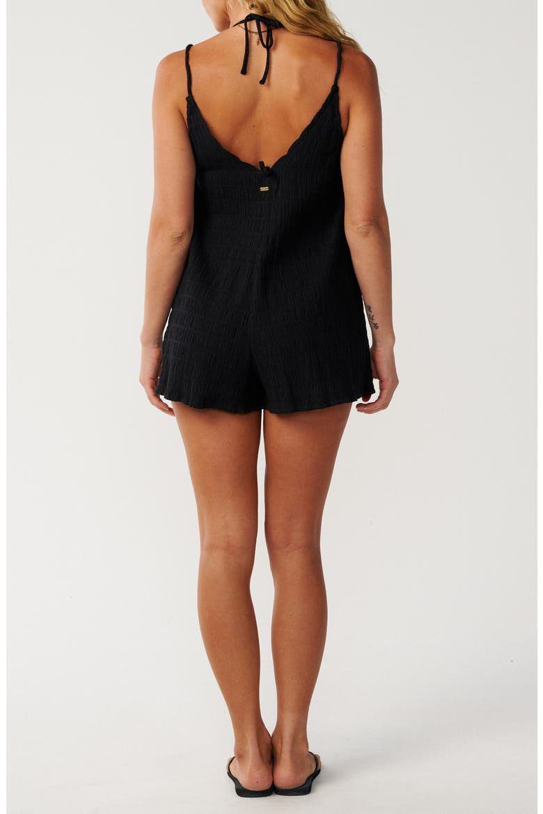 Island Cover-Up Romper, Alternate, color, BLACK