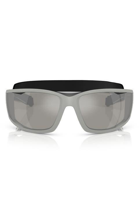 85mm Rectangular Sunglasses