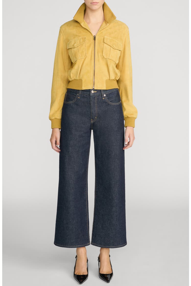 The Swing High Waist Wide Leg Jeans, Alternate, color, RINSE