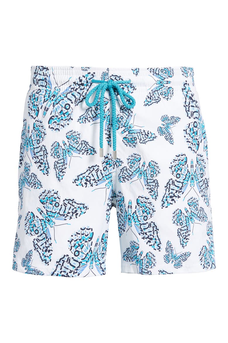 Moorise Butterflies Superflex Swim Trunks, Alternate, color, AZURE