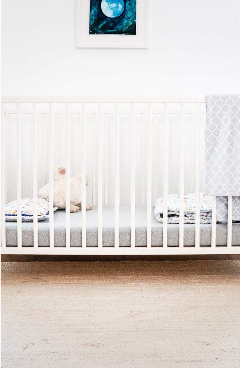 Comfy Cubs Crib Sheets, Alternate, color, Grey- Pack Of 2