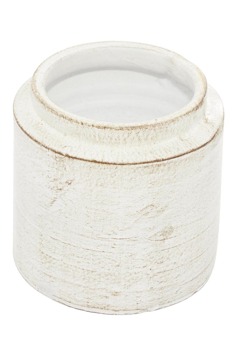Farm House Set of 3 Ceramic Canisters, Alternate, color, WHITE