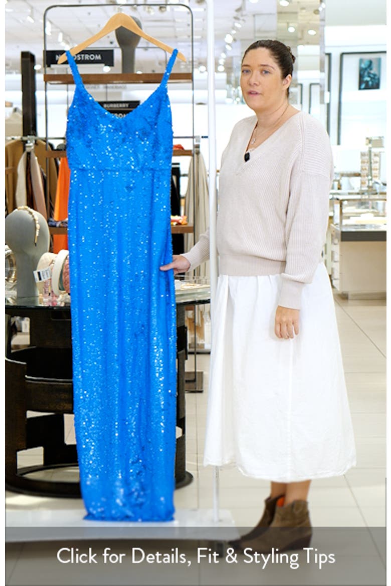 Karma Sequin Column Dress video