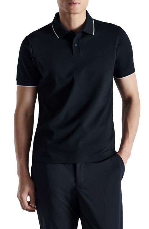 Comfort Stretch Tipped Piqué Polo