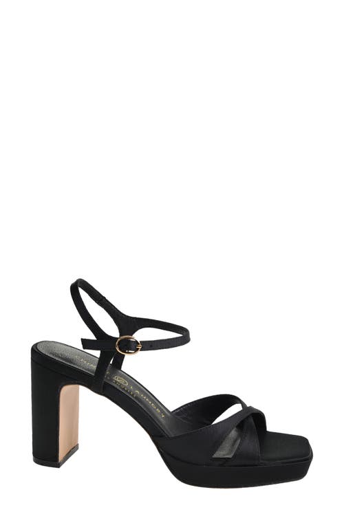 Chinese Laundry Gracie Ankle Strap Platform Sandal In Black