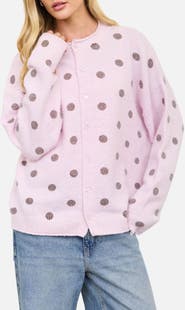Blu Pepper Polka Dot Cardigan