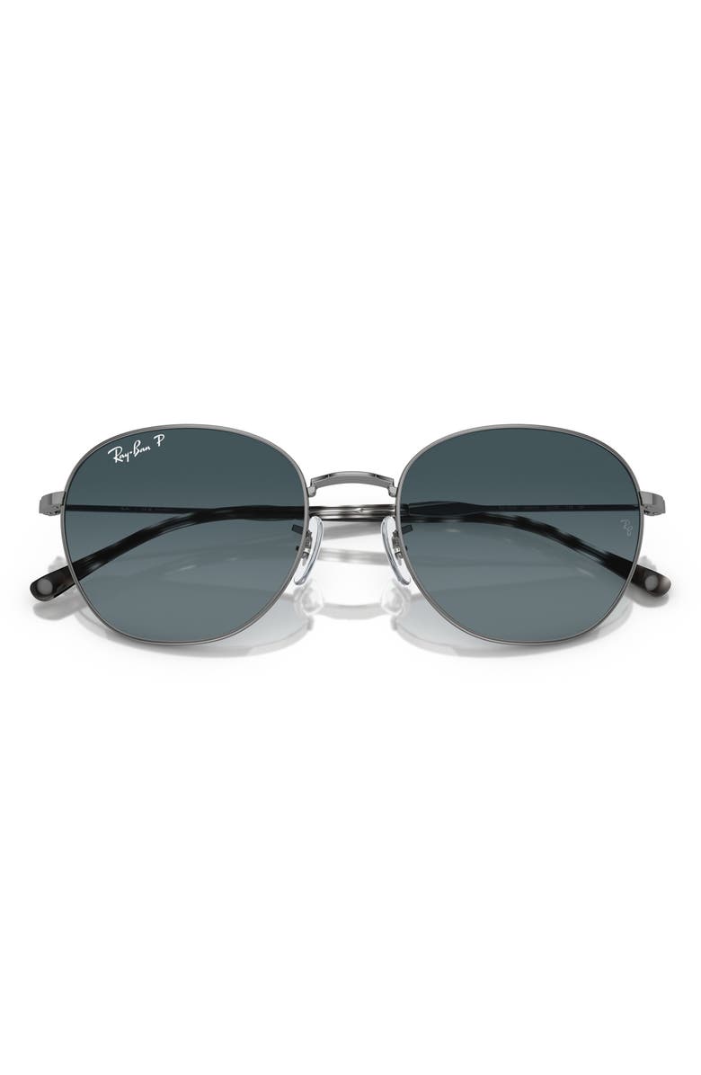 Ray-Ban 55mm Polarized Phantos Sunglasses, Alternate, color, Gunmetal