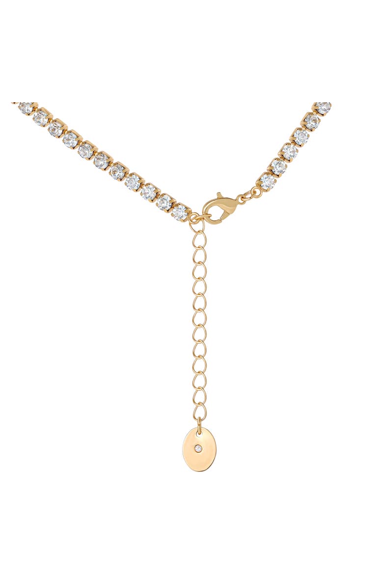 Juicy Couture Script Logo Chain Necklace, Alternate, color, Gold Tone