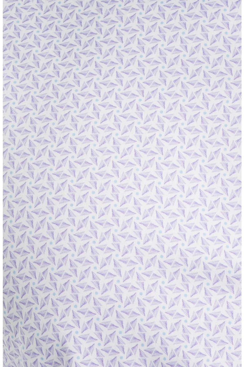 Logan Print Button-Up Shirt, Alternate, color, PURPLE PINWHEEL