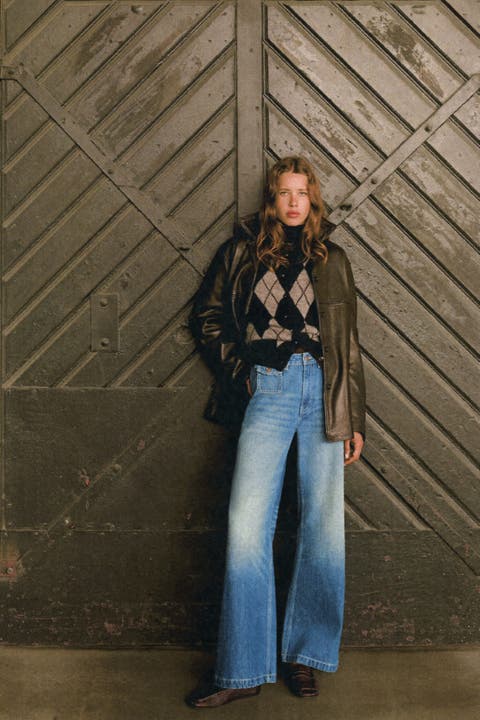 Wide High Jeans