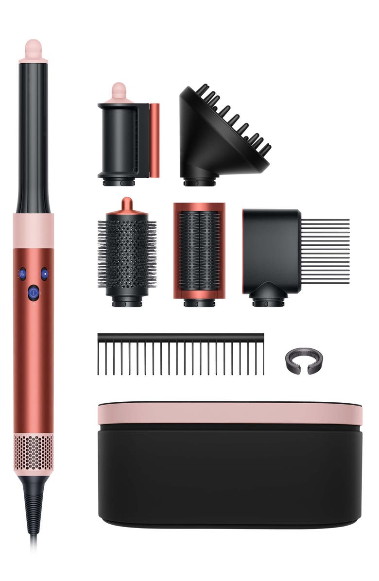 Dyson Special Edition Airwrap Multi-Styler Diffuse for Curly & Coily Hair in Strawberry Bronze, Main, color,