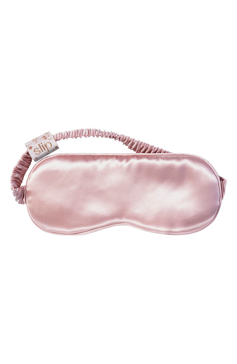 slip Black Pure Silk Sleep Mask, Alternate, color, 