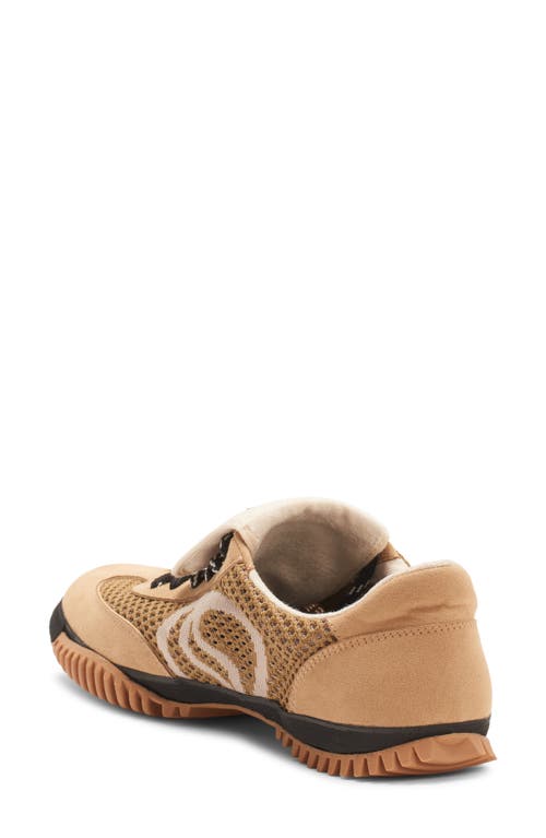 Stella Mccartney S-wave Sport Mesh Panelled Sneakers In Beige Grey