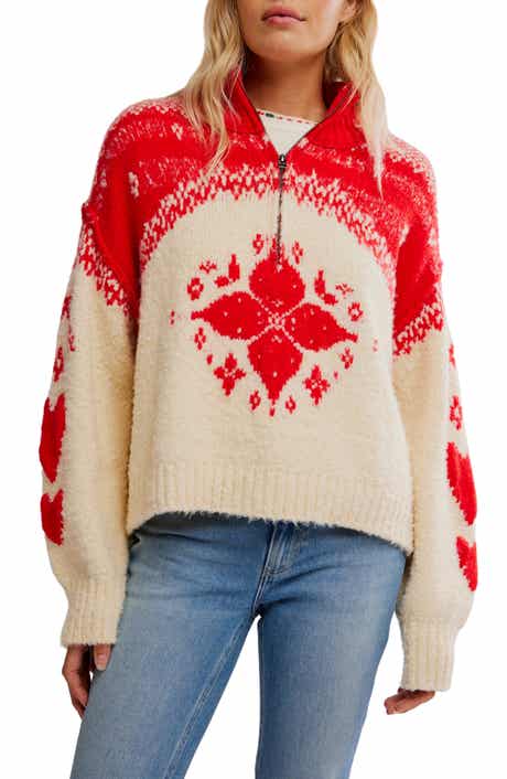 Free People Mythical Half Zip Pullover