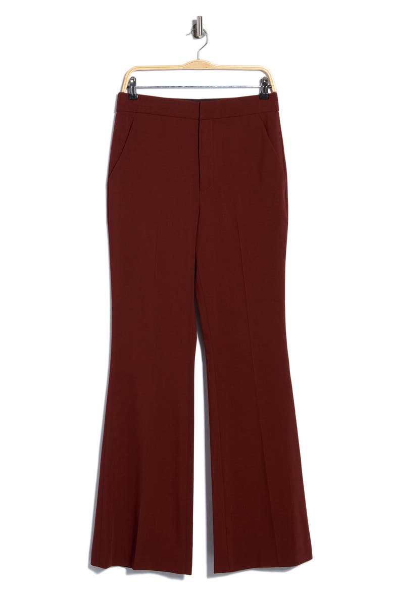 Sophie II Flare Wool Blend Pants, Main, color, RUST