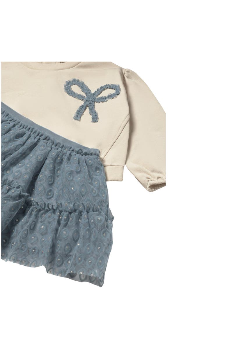 Mayoral Tulle Skirt and Sweater Set, Alternate, color, Ivory