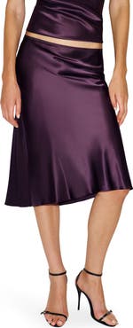 Reformation Layla Silk Skirt