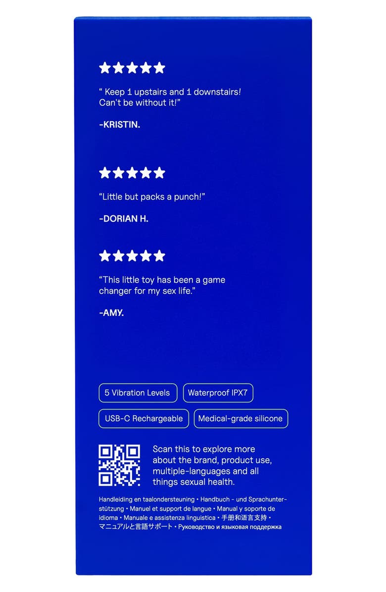 Dame Products Finger Vibrator, Alternate, color, Quartz