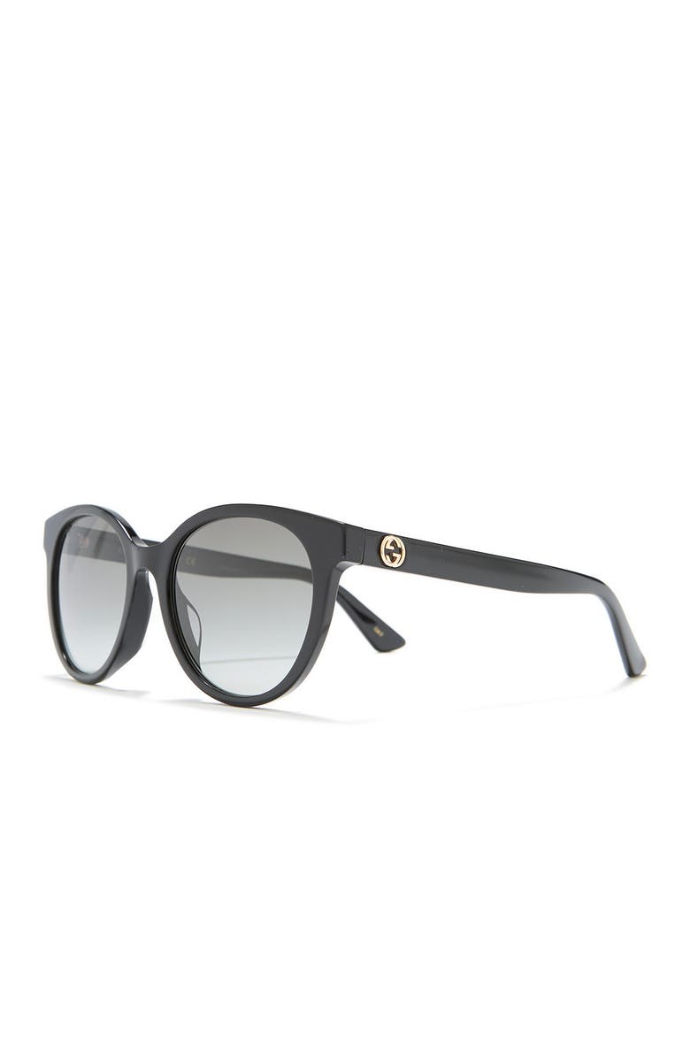 Gucci 54mm Round Sunglasses, Alternate, color, 