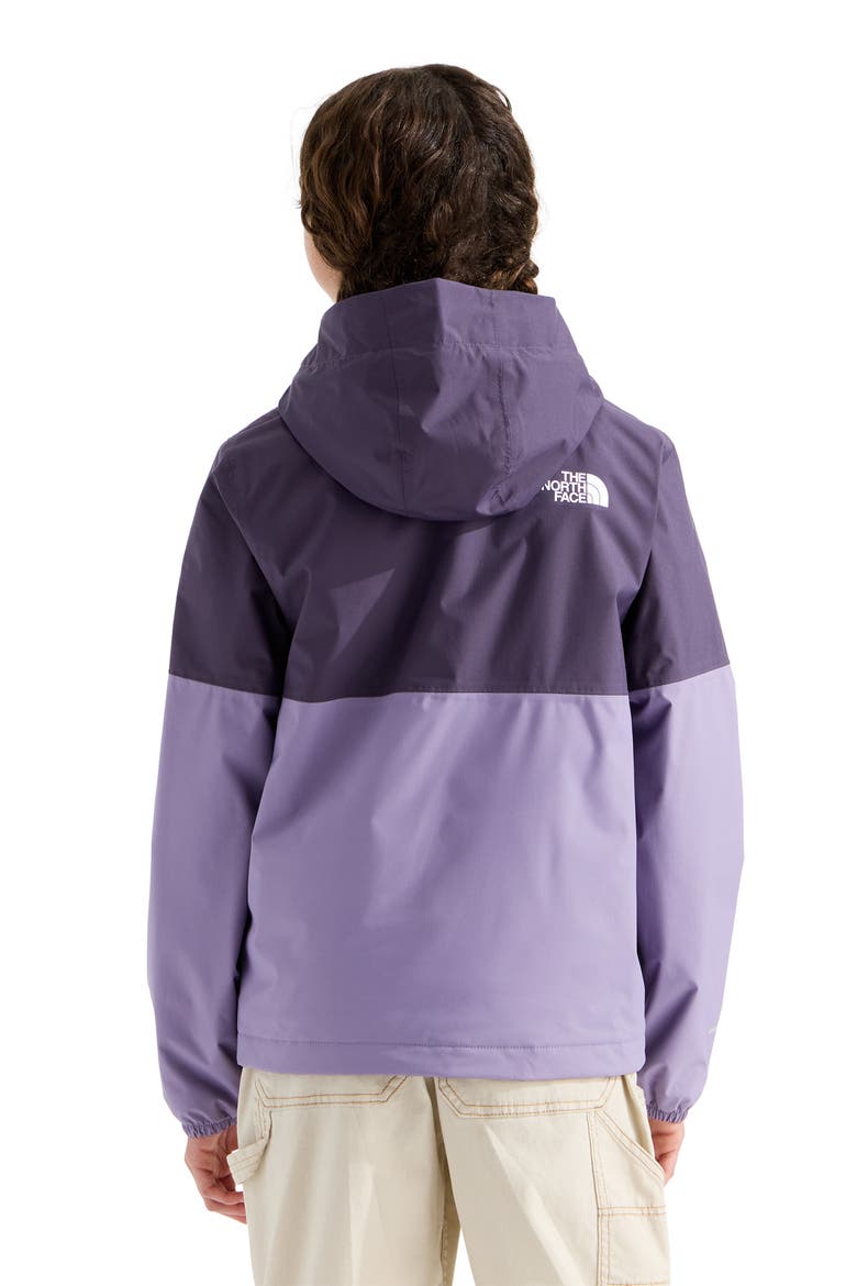 Kids' Antora Hooded Waterproof Rain Jacket, Alternate, color, ENDLESS DUSK GROUNDE