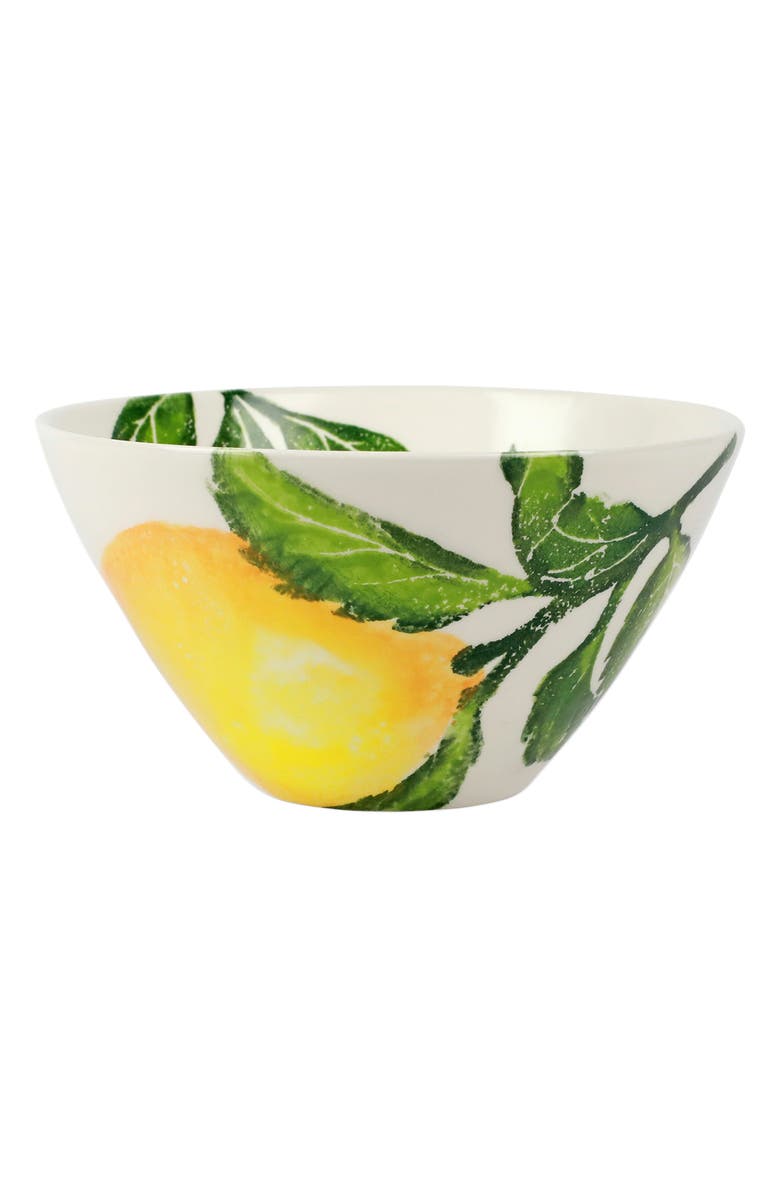VIETRI Limoni Cereal Bowl, Main, color, Yellow