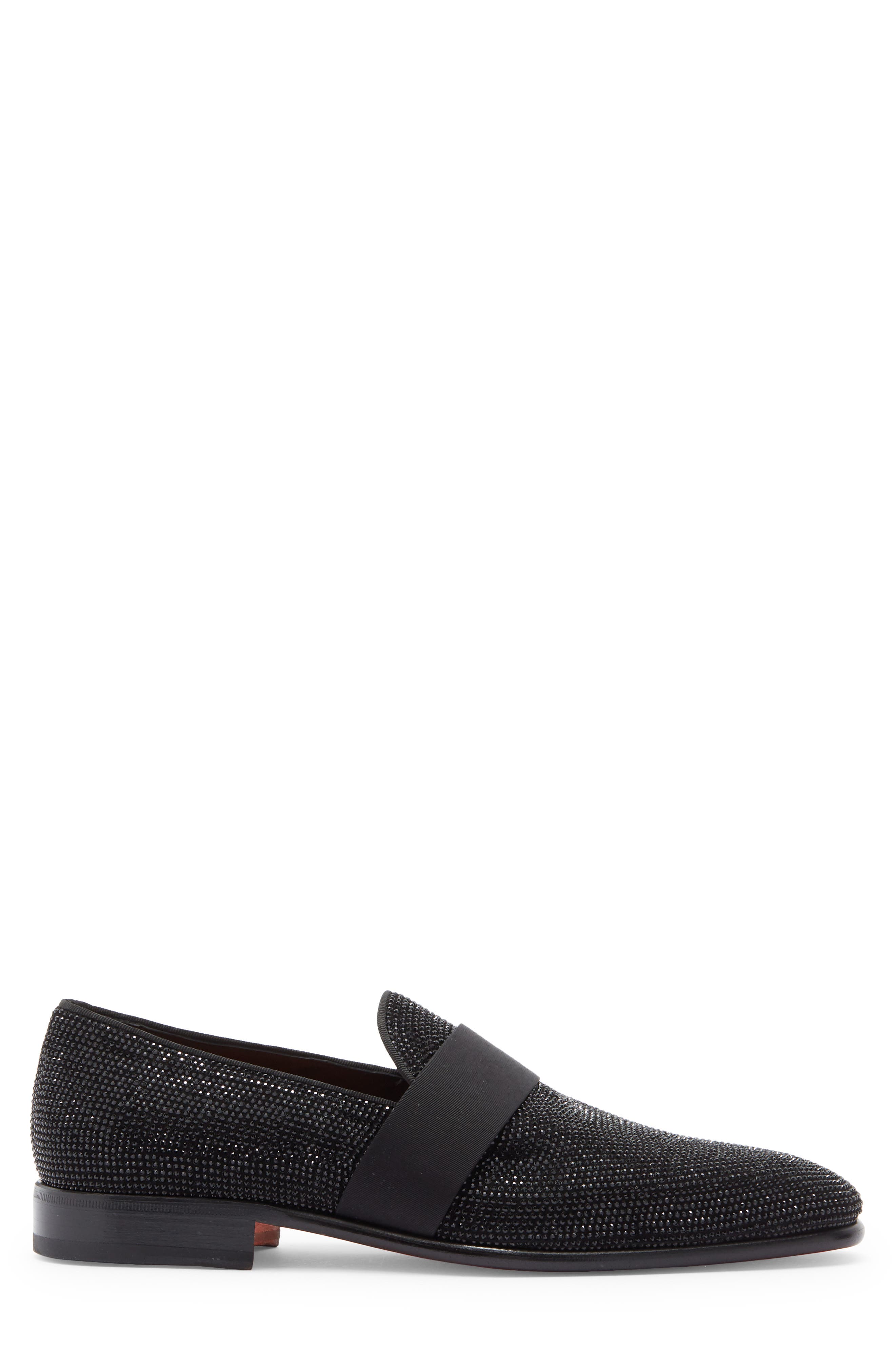 Santoni Isomer Crystal Loafer, Alternate, color, 
