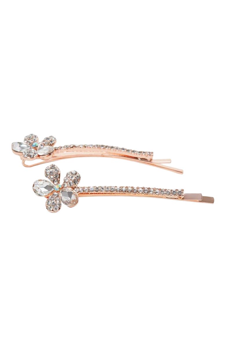 NUME Classic 6pcs Hair Pin Set, Alternate, color, Rose Gold