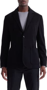 Bugatchi Soft Touch Black Knit Blazer