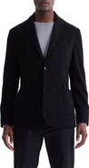 Bugatchi Soft Touch Black Knit Blazer