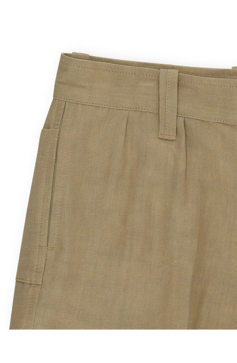 Fortela Bedford Linen Bermuda, Alternate, color, Oil