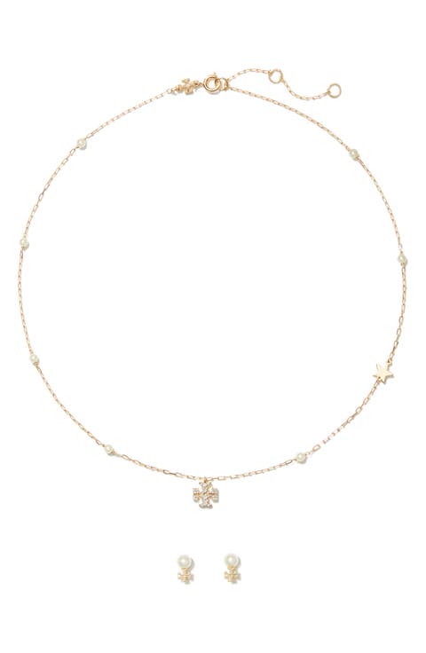 Moondance Necklace & Stud Earrings Set