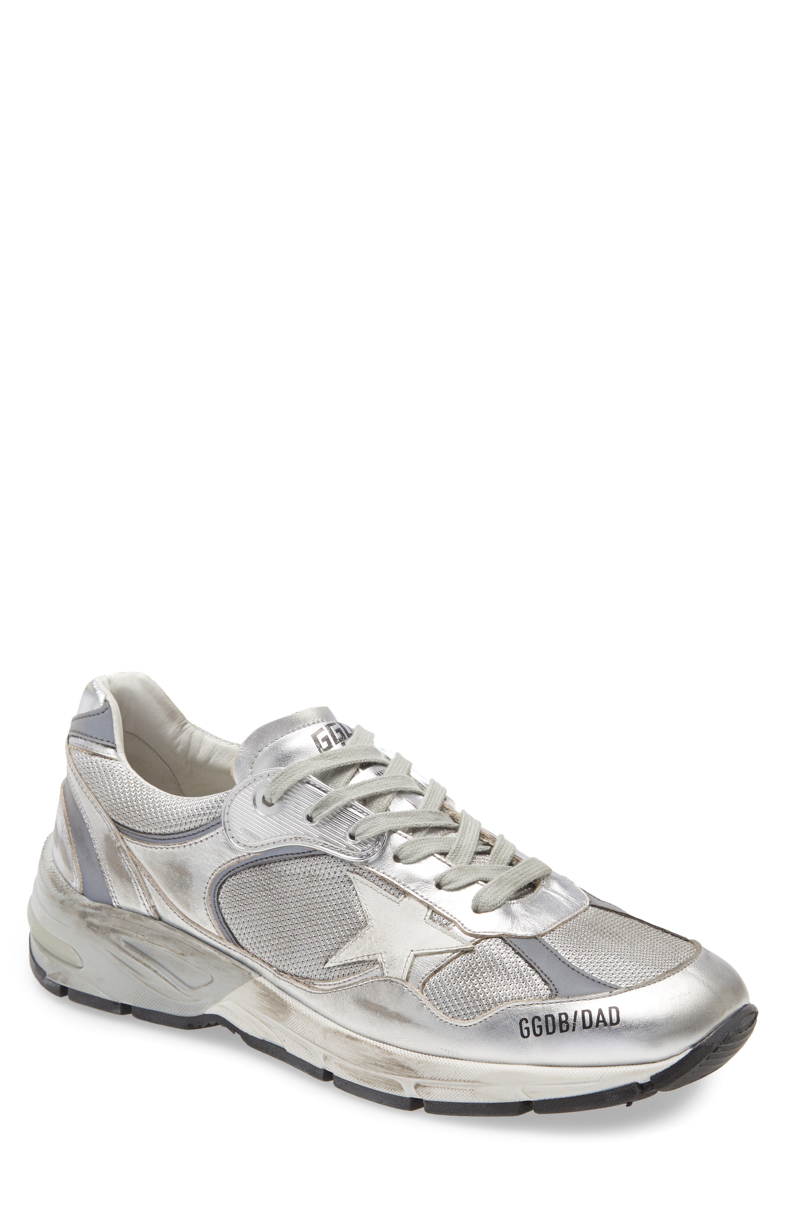 Golden Goose Dad-Star Metallic Sneaker, Main, color, 
