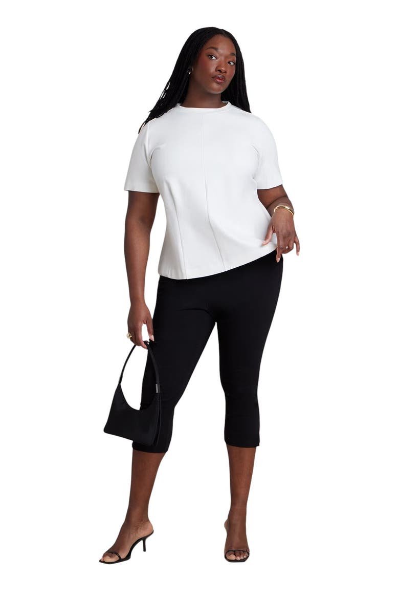 Seamed Flared Top, Alternate, color, JET STREAM