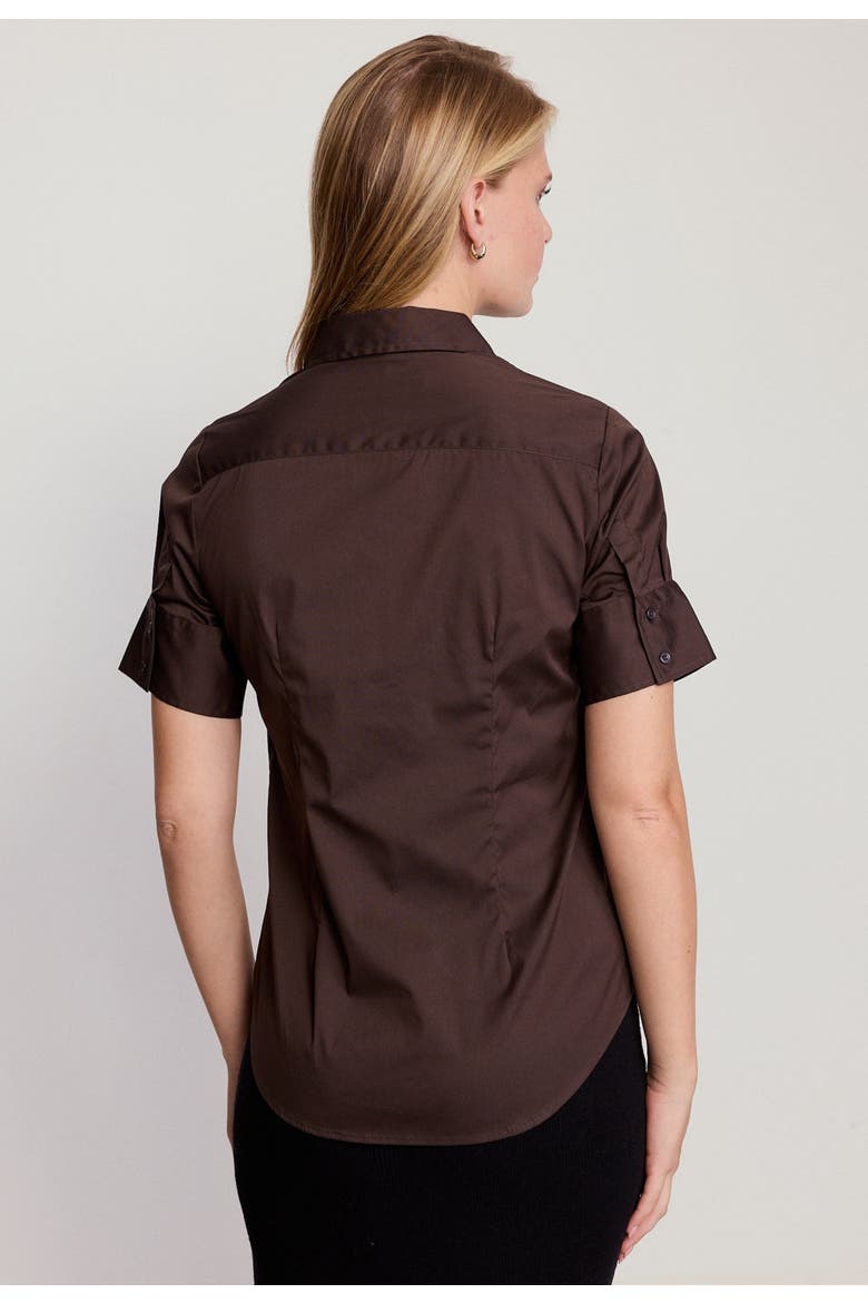 The Short Sleeve Shirt, Alternate, color, Brown
