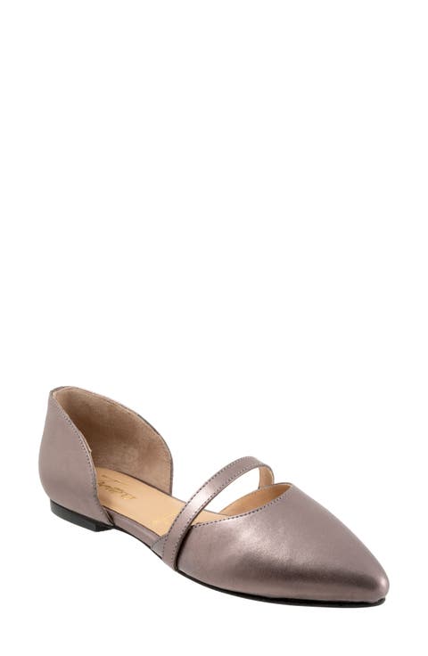 Emory d'Orsay Pointed Toe Flat (Women)