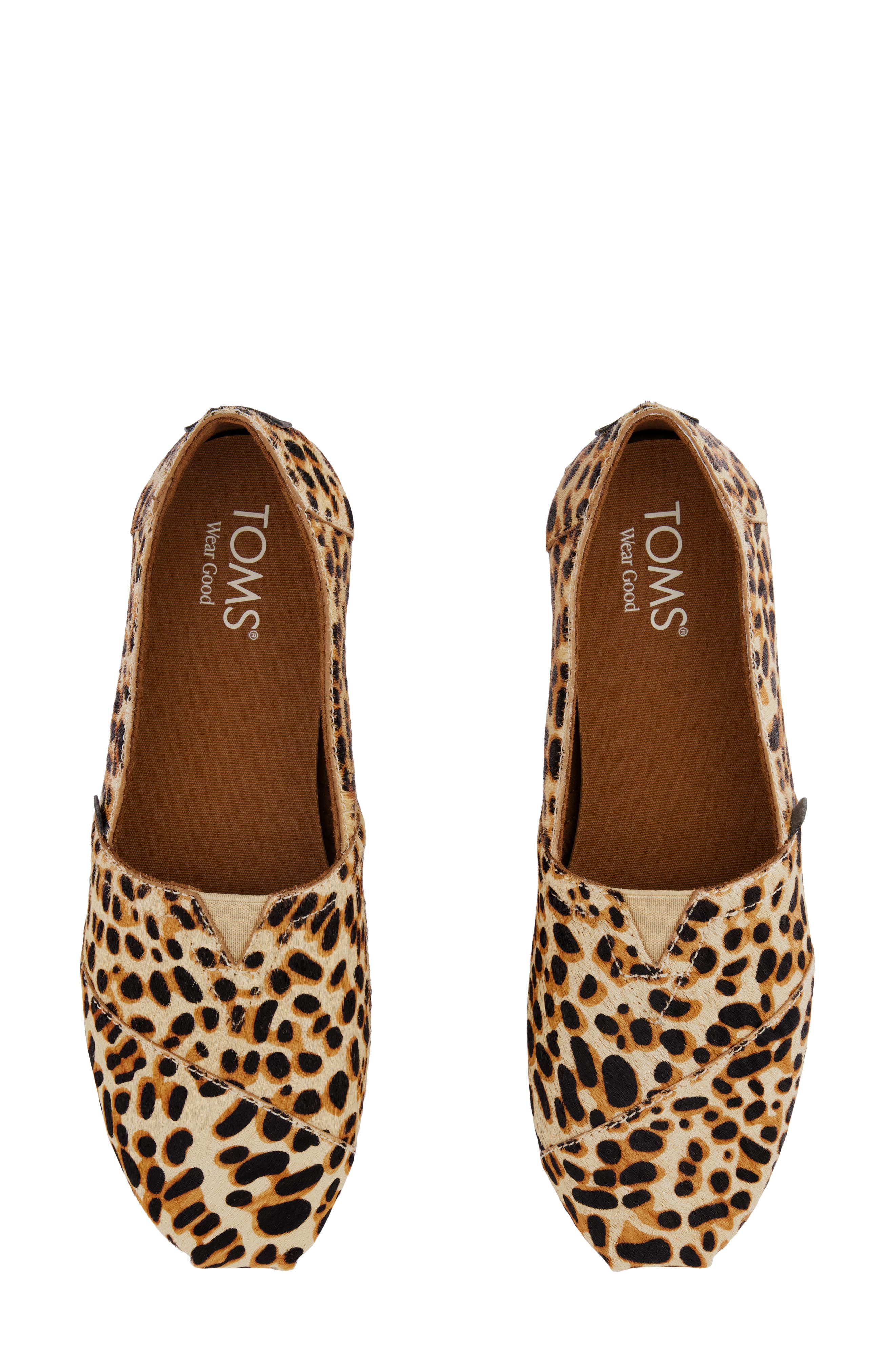Alpargata Genuine Calf Hair Slip-On, Alternate, color, MEDIUM BROWN